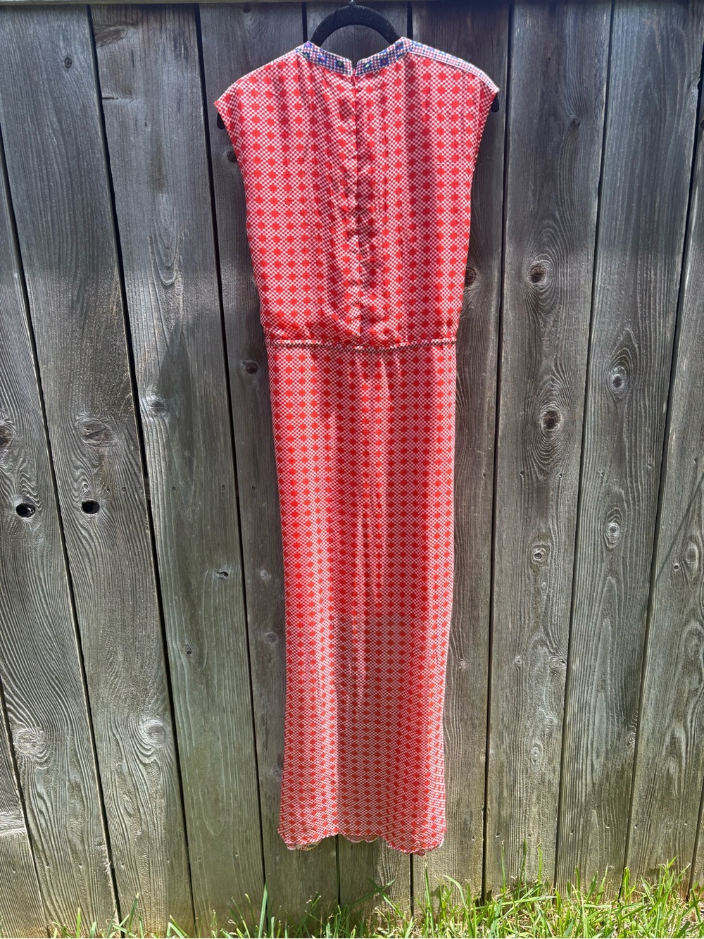 NWT Anthropologie Patchworked Sol Maxi Dress By Tanvi Kedia size large - Picture 7 of 10